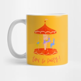 Merry-Go-Round Rabbits Mug